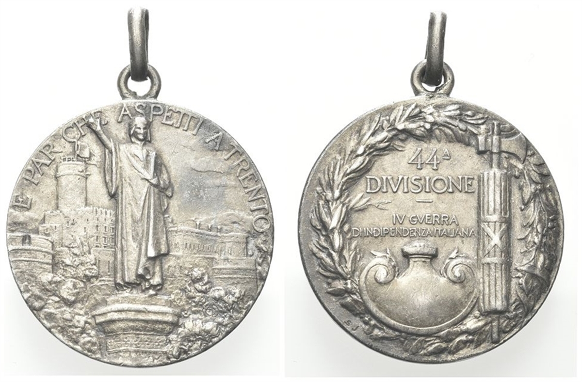 Medaglia commemorativa enomarcia S.Michele all'Adige Trento 1982 