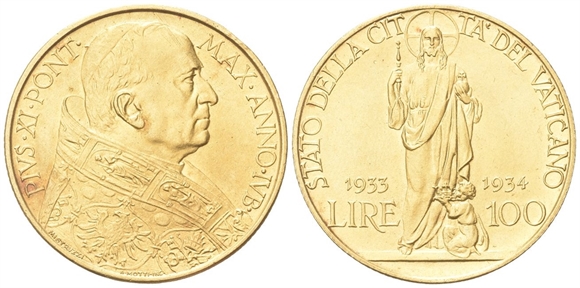 ROMA - Città del Vaticano. Pio XI (Achille Ratti), 1929-1938. - 100 ...