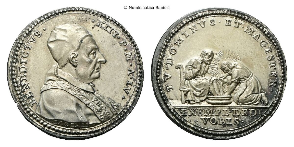 Medaglia 1728 a. IV opus E. Hamerani.