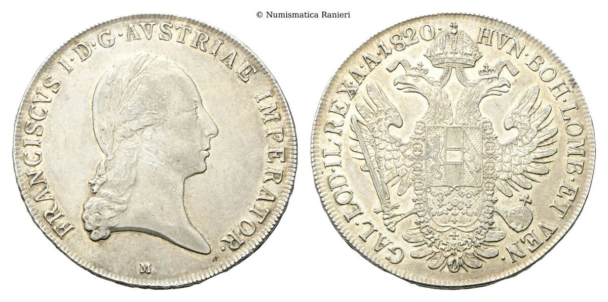 Tallero di Convenzione 1820.
