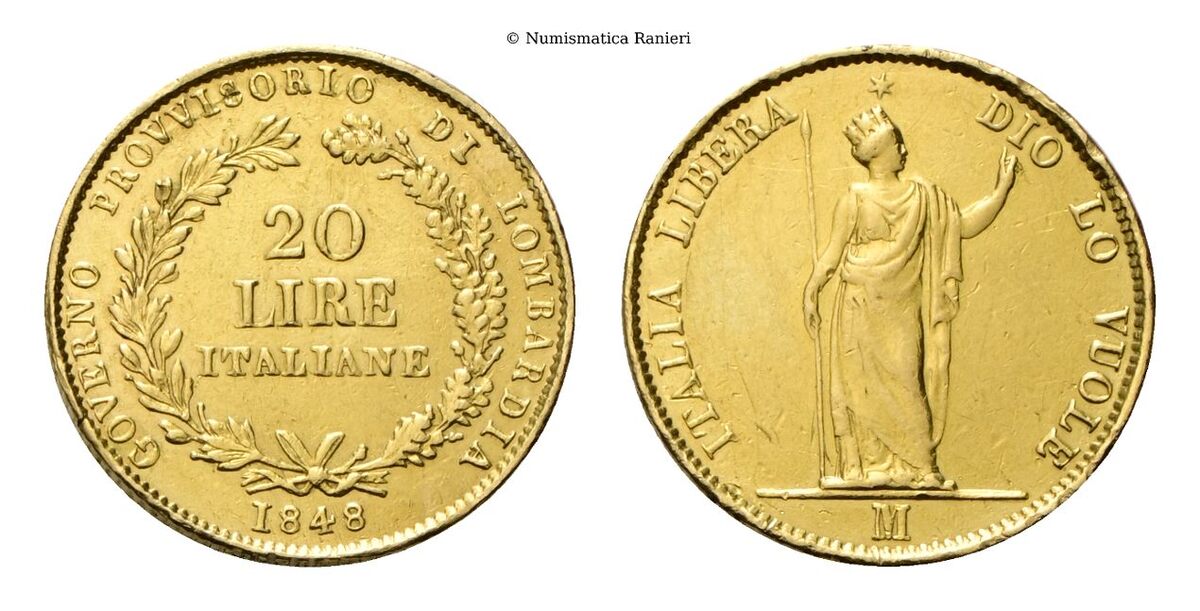 20 Lire 1848.