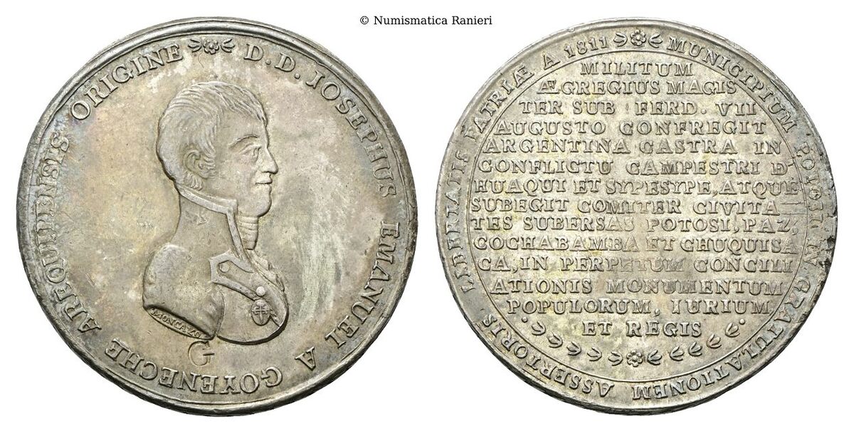 Medaglia 1811 opus Moncayo.