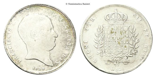 Piastra da 120 Grana 1825.