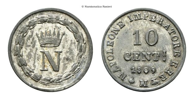 10 Centesimi 1809.