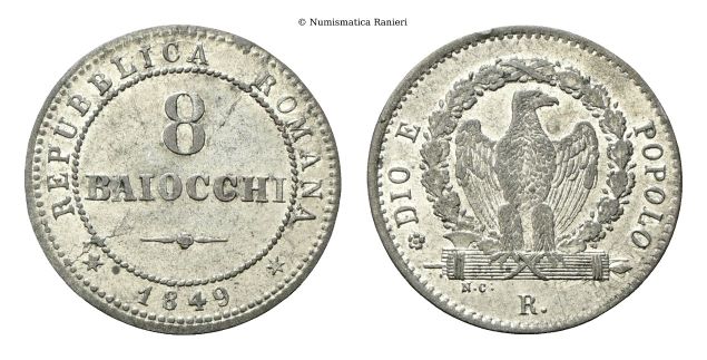 8 Baiocchi 1849.
