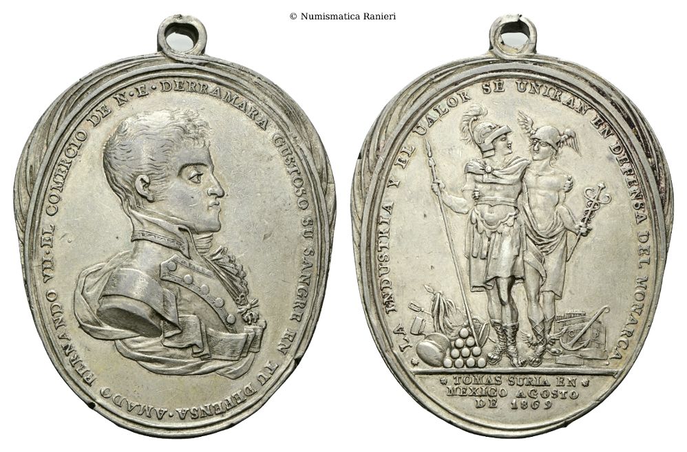 Medaglia 1809 opus Tomas Suria.