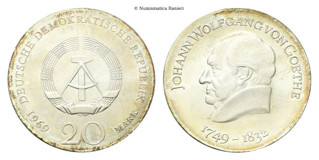 20 Marchi 1969, Johann Wolfgang Von Goethe.