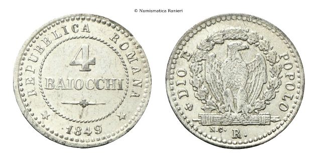 4 Baiocchi 1849.