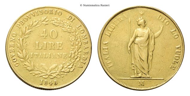 40 Lire 1848.