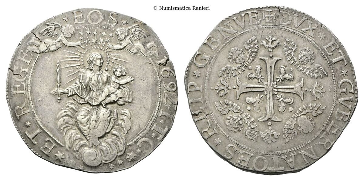 Da 2 Scudi 1692, sigle I T C.
