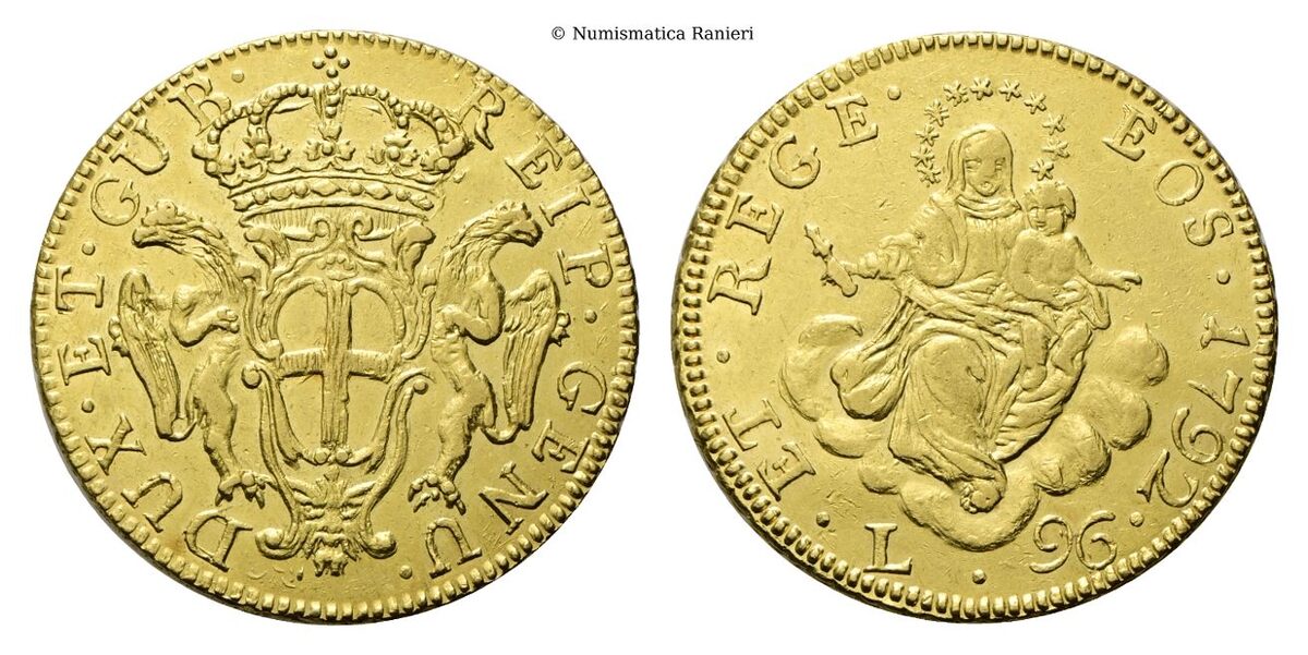 96 Lire 1792 stemma vecchio.