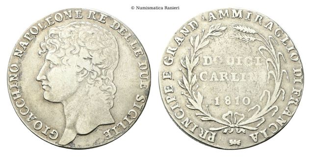 Piastra da 12 Carlini 1810.