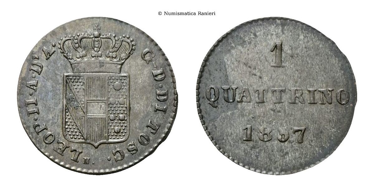 Quattrino 1857.