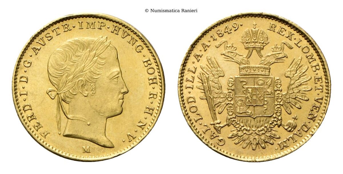 Mezza Sovrana 1849 (postuma).