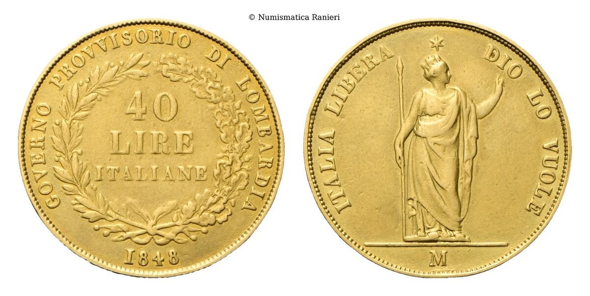 40 Lire 1848.