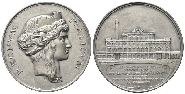 Medaglia 1927 a. V opus A. S. Motti.