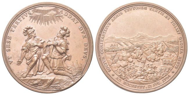 Medaglia 1704 opus G. F. Nürnberger.