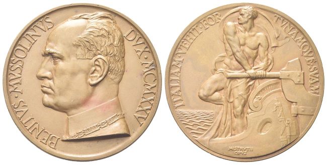 Medaglia 1925 opus A. Mistruzzi.