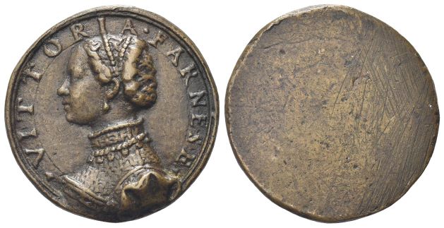 Medaglia uniface 1548 opus Pastorino da Siena.