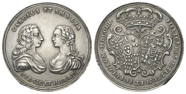 Medaglia 1751 opus G. De Gennaro.