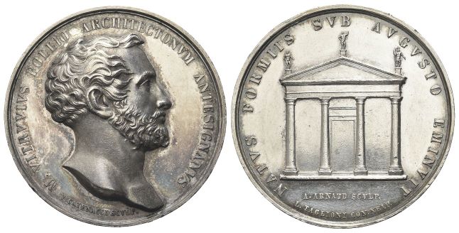 Medaglia 1830 ca. opus V. Catenacci e A. Arnaud.