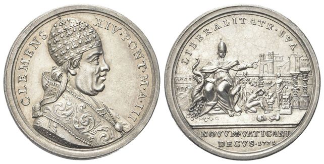 Medaglia 1771 a. III opus F. Cropanese.