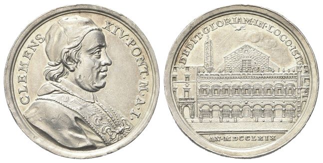 Medaglia 1769 a. I opus F. Hamerani.