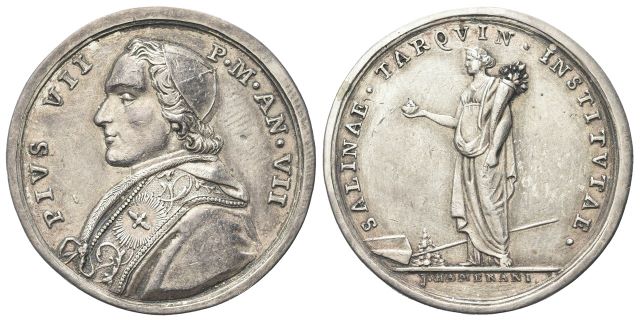 Medaglia 1806 a. VII opus G. Hamerani.