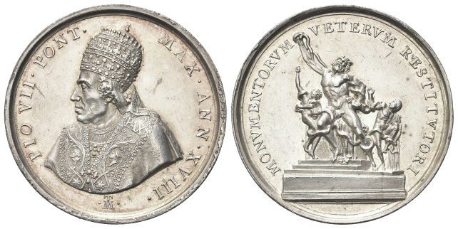 Medaglia 1817 a. XVIII opus T. Mercandetti.