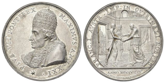 Medaglia 1820 a. XXI opus T. Mercandetti.