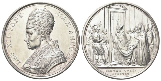Medaglia 1825 a. II opus G. Girometti.