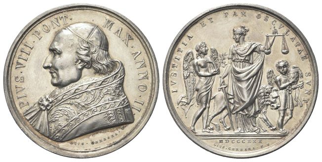 Medaglia 1830 a. II opus G. Cerbara.