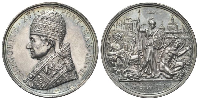 Medaglia 1832 a. II opus G. Cerbara.