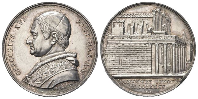 Medaglia 1835 a. V opus G. Girometti.
