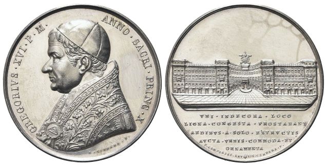 Medaglia 1840 a. X opus G. Cerbara.