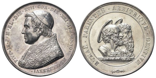 Medaglia 1846 a. I opus G. Cerbara.