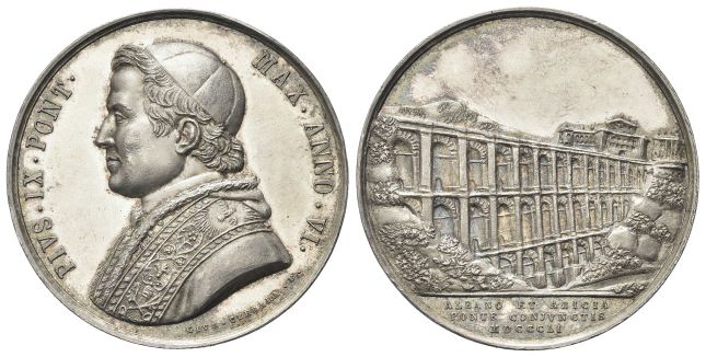 Medaglia 1851 a. VI opus G. Cerbara.