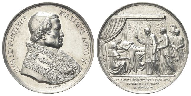 Medaglia 1855 a. X opus P. Girometti.