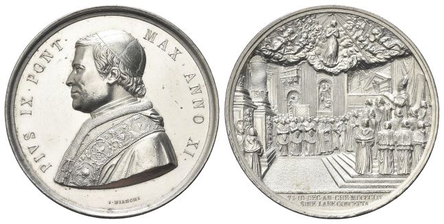 Medaglia 1856 a. XI opus G. Bianchi.