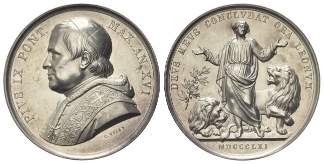 Medaglia 1861 a. XVI opus C. Voigt.