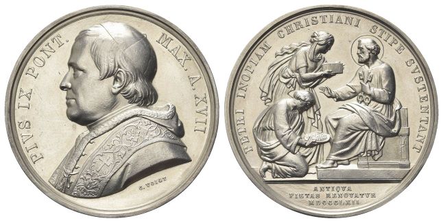 Medaglia 1862 a. XVII opus C. Voigt.