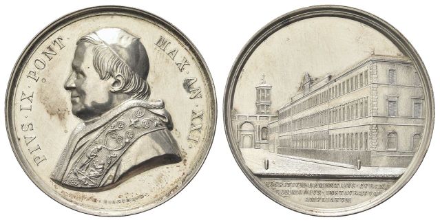 Medaglia 1866 a. XXI opus G. Bianchi.