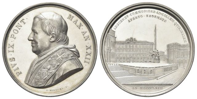 Medaglia 1867 a. XXII opus G. Bianchi.