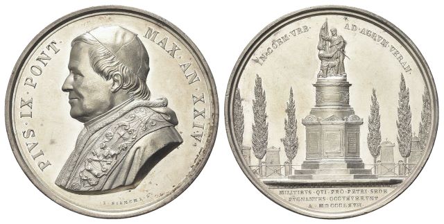 Medaglia 1869 a. XXIV opus G. Bianchi.