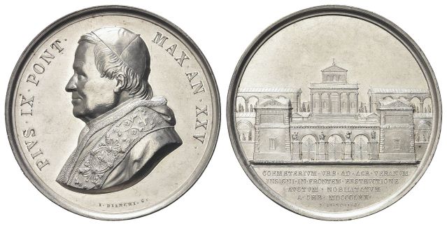 Medaglia 1870 a. XXV opus G. Bianchi.