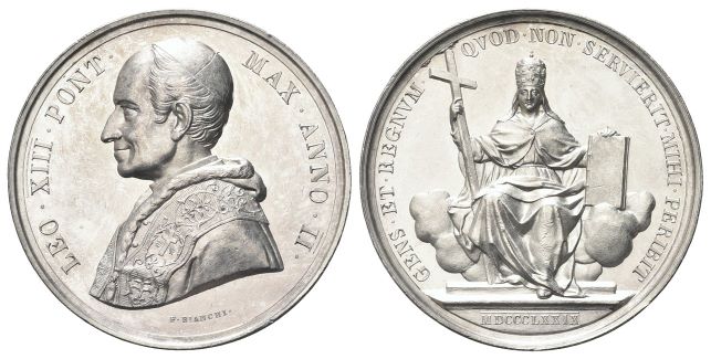 Medaglia 1879 a. II opus F. Bianchi.
