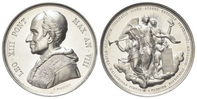 Medaglia 1885 a. VIII opus F. Bianchi.