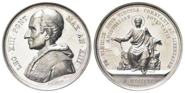 Medaglia 1890 a. XIII opus F. Bianchi.