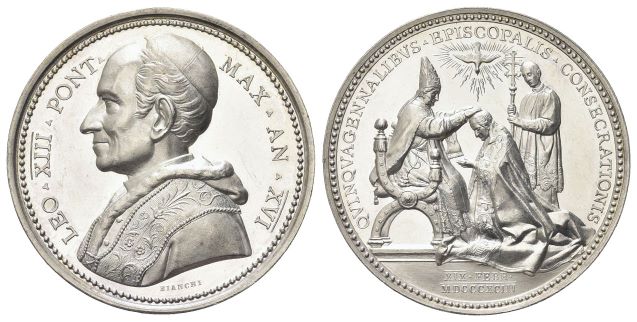Medaglia 1893 a. XVI opus F. Bianchi.