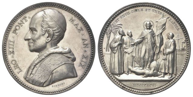 Medaglia 1896 a. XIX opus F. Bianchi.